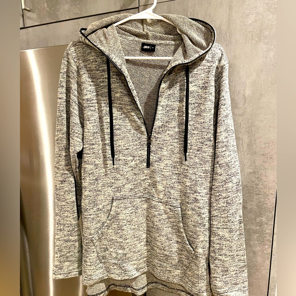 Publish Half-Zip Hooded Sweater - Medium